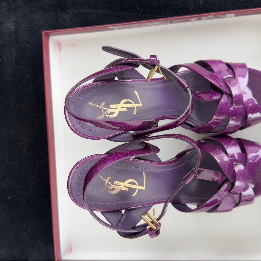 YSL Tribute Sandals Size 38 - Picture 8 of 12